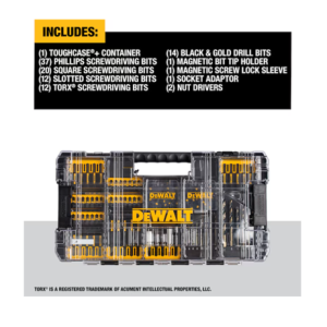 Dewalt Dwangft100set Impact Driver Bit (100-piece)