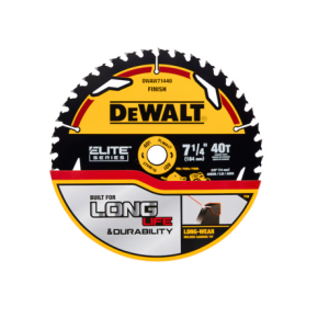 Dewalt Dwaw71440 Elite Series 7-1/4-in 40-tooth Fine Finish Tungsten Carbide-tipped Steel Circular Saw Blade