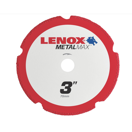 Dewalt 1972918 Lenox Tools Metalmax Diamond Edge Cutoff Wheel, 3" X 3/8"