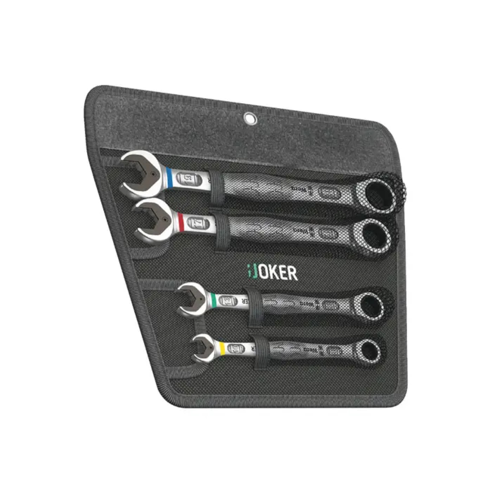 WERA 05073290001 10 - 19mm Size, 12 No. of Points, 6.26" - 9.69" Overall Length Rathcheting Combination Wrench