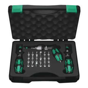 WERA 05350451001 2-1/2 in./lbs. - 55 in./lbs. Torque Range, 1/4" Driver Bit Size, Torque Screwdriver Type Torque Screwdriver