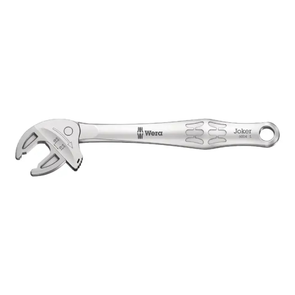 WERA 05020101001 Chrome Adjustable Wrench Type, 8.8" Size, 3/4" Maximum Opening Adjustable Wrench