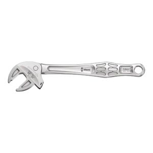 WERA 05020102001 Chrome Adjustable Wrench Type, 12.6" Size, 1-1/4" Maximum Opening Adjustable Wrench