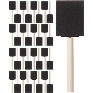 Bates- Foam Paint Brushes, 2-Inch, 32 Pack