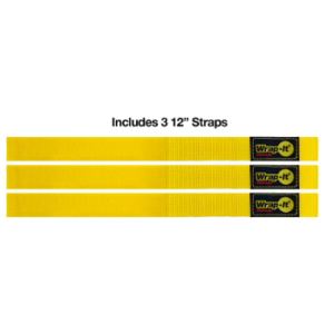 Wrap- It Storage Quick-straps - 12-in. (3-pack) Yellow