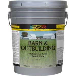 Van Sickle Barn & Outbuilding Economy Latex Ranch White Paint - 5 Gallon