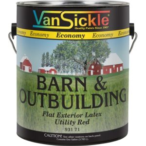 Van Sickle Barn & Outbuilding Economy Latex Utility Red Paint - 1 Gallon