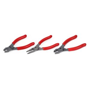 3 pc 4" Talon Grip™ Slip-Joint Pliers Set (Red)