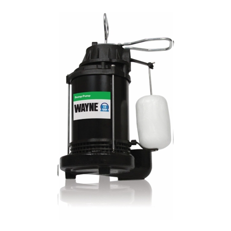 Wayne Cdu-790 1/3 Hp Cast Iron Sump Pump With Vertical Float Switch
