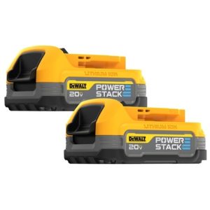 Dewalt 20v Max Powerstack Compact Battery (2 Pack)