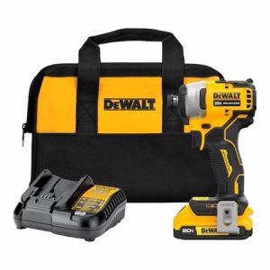 DeWalt 20V Brushless Compact 1/4" Impact Driver Kit