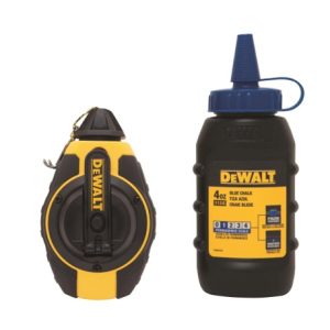 Dewalt 3:1 Chalk Reel With Blue Chalk