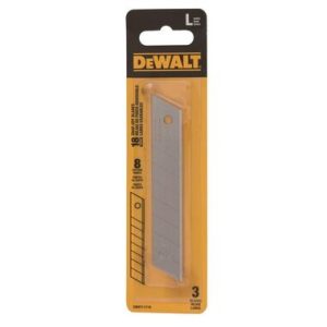 Dewalt Dwht11719 Snap-off Utility Knife Blades 18mm 3pk