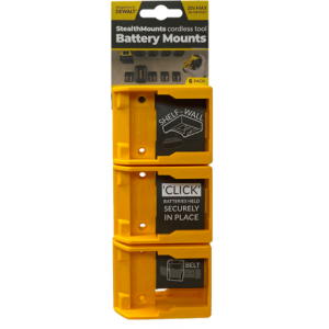 Stealthmounts Dewalt 20v Battery Mounts 6 Pack