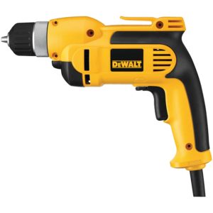 Dewalt 3/8" Vsr Pistol Grip Drill Kit With Keyless Chuck