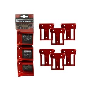 Stealthmounts Milwaukee M18 Battery Mounts - 6pk