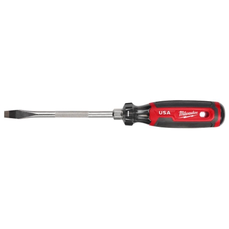 Milwaukee 5/16inch Slotted 6inch Cushion Grip Screwdriver