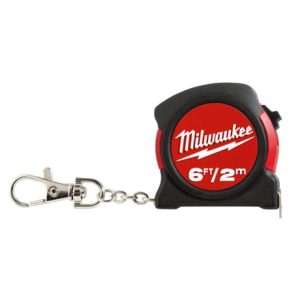 Milwaukee 6 Ft / 2 M Keychain Tape Measure