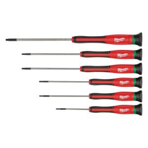 Milwaukee 6 Pc. Torx Precision Screwdriver Set With Case