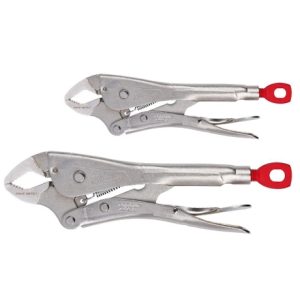 Milwaukee 7inch & 10inch Maxbite Torque Lock Locking Pliers 2pc Set