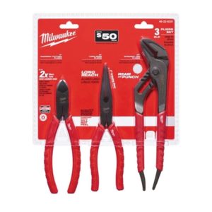 Milwaukee Pliers Set 3pc