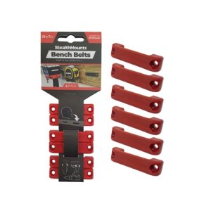 Stealthmounts Bench Belts 6 Pack - Red
