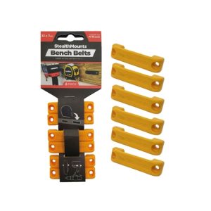 Stealthmounts Bench Belts 6 Pack - Yellow