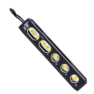 Johnson Level Magnetic Billet Torpedo Level 8 Inch Professional Aluminum Level