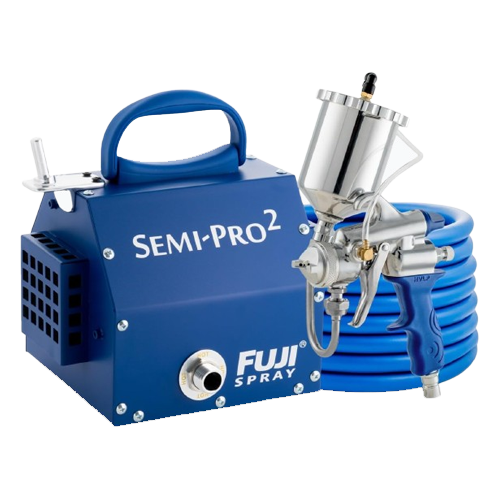 Fuji Spray 2203G Semi PRO 2 Gravity HVLP Paint Sprayer System Professional Non Bleed Spray Gun Kit